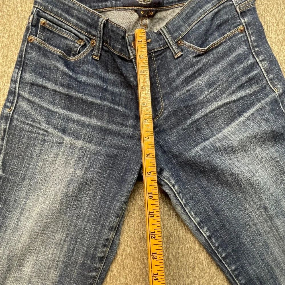 Lucky Brand Sweet Boot Jeans Womens 6/28 Medium Wash Blue‎ Bootcut Whiskered